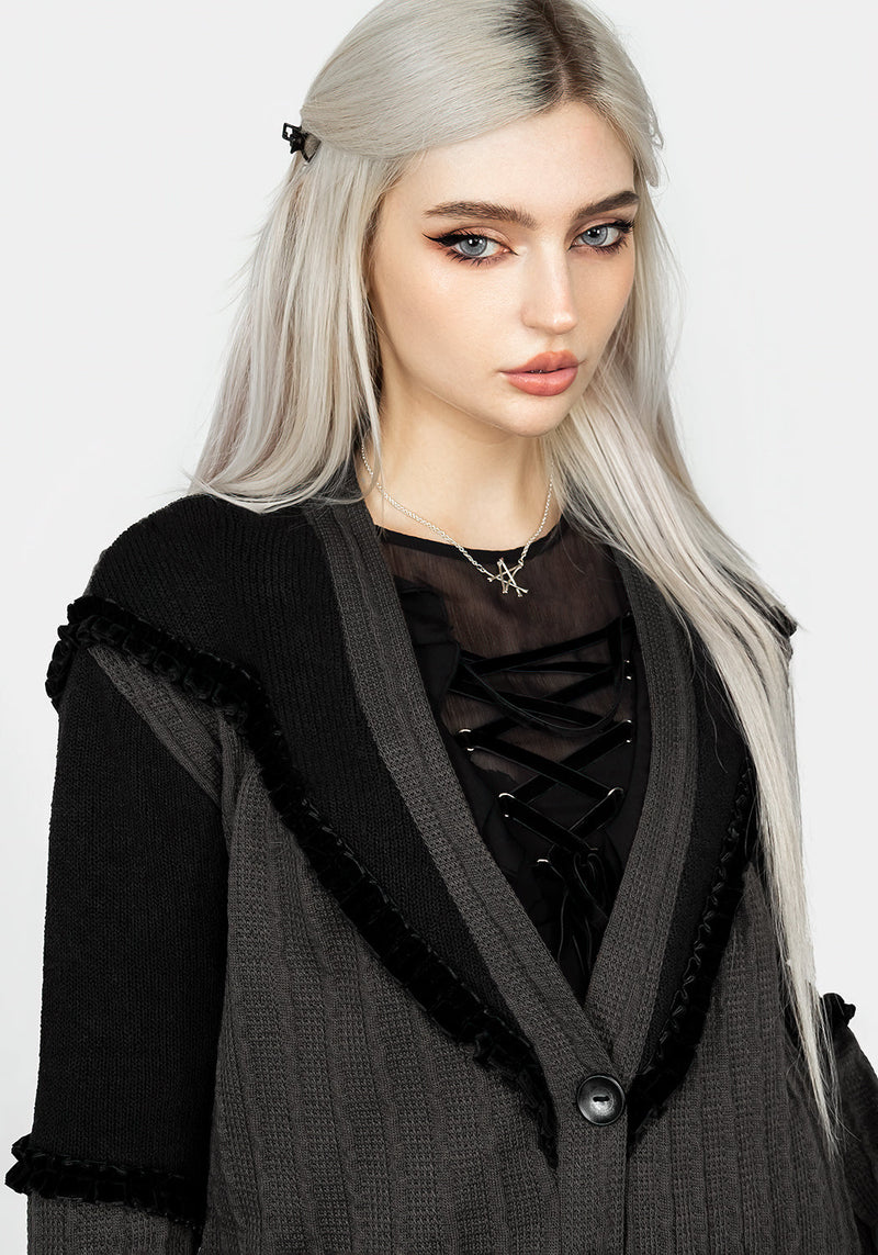 Lola Oversized Panelled Cardigan