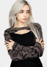 Ozzy Abgenutzt Jersey Mini Kleid