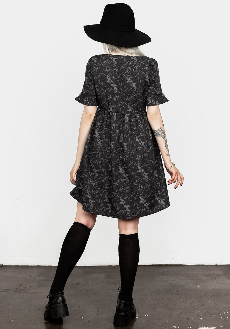 Petrichor Rüsche Kleid