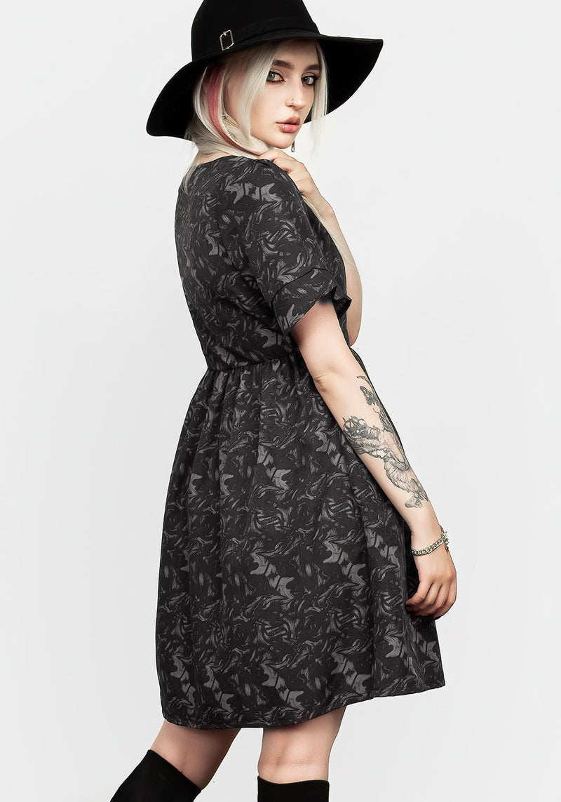 Petrichor Rüsche Kleid