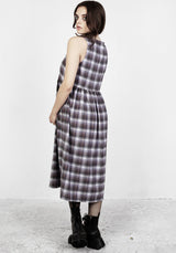 Agnes Rüsche Midi Kleid