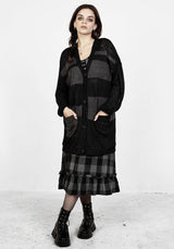 Stonem Gepaneelt Oversize Cardigan