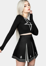 Fearleader Plissiert Mini Rock