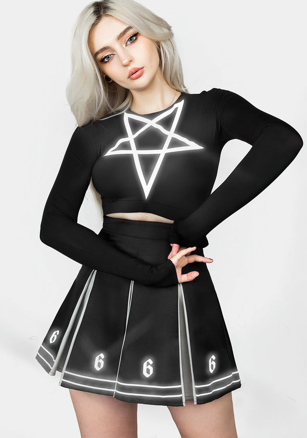 Fearleader Plissiert Mini Rock