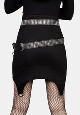 Infinity Studded Wickel Hip Gürtel
