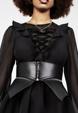 Bettie Peplum Taille Gürtel