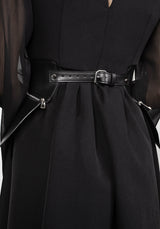 Bettie Peplum Taille Gürtel