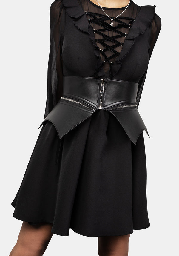 Bettie Peplum Taille Gürtel