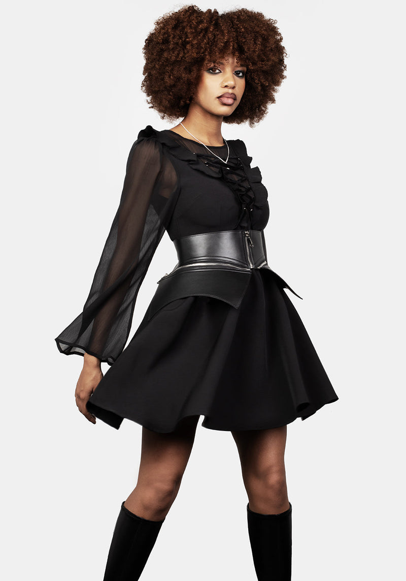Bettie Peplum Taille Gürtel