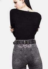 Hellbound Studded Jeans Gürtel