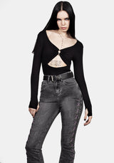 Hellbound Studded Jeans Gürtel