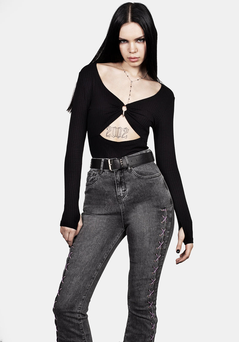 Hellbound Studded Jeans Gürtel