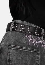 Hellbound Studded Jeans Gürtel