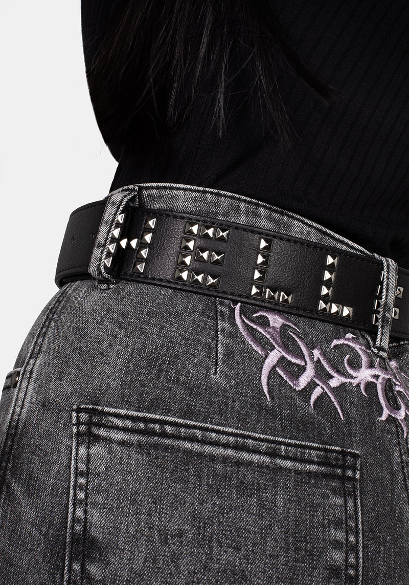 Hellbound Studded Jeans Gürtel