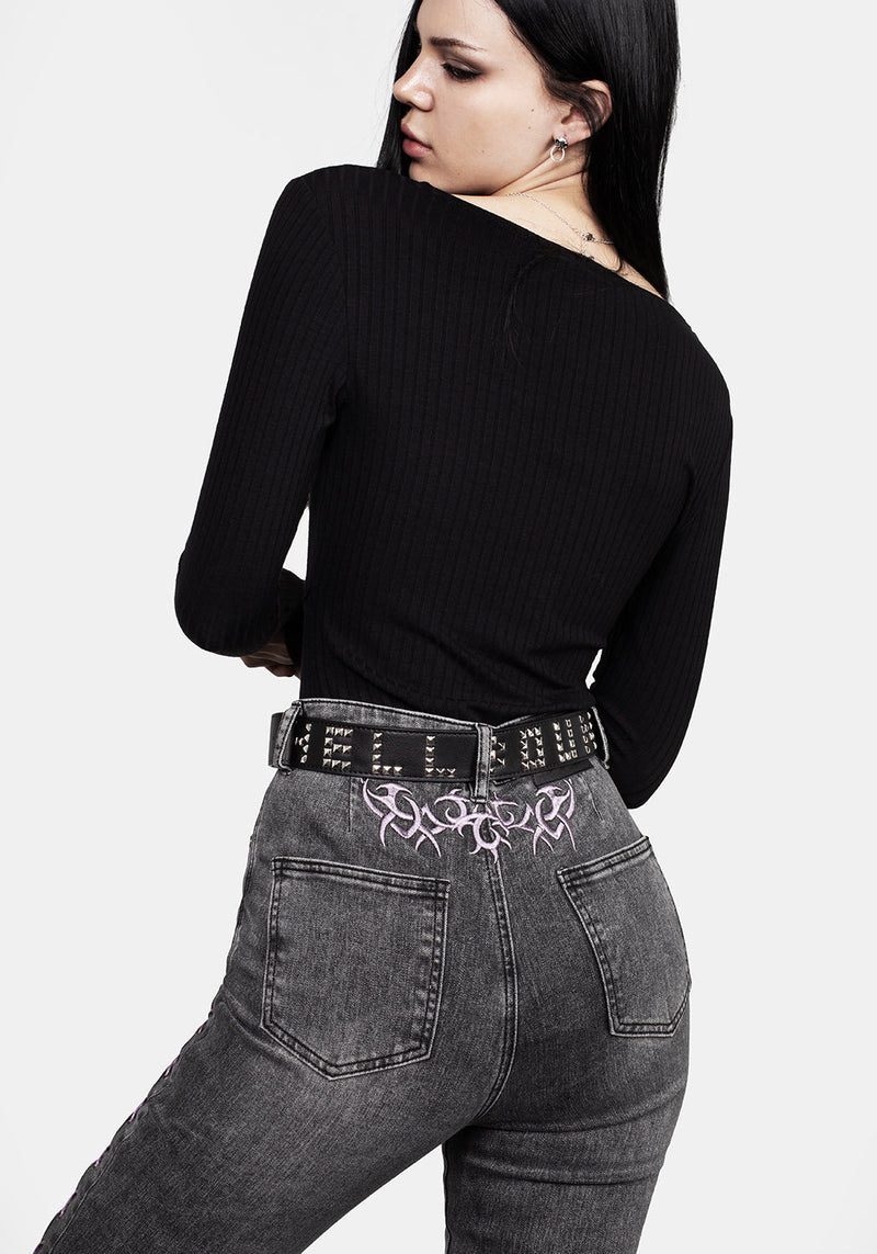 Hellbound Studded Jeans Gürtel