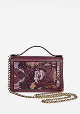 Lovers Bestickt Crossbody Clutch Tasche