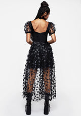 Disenchanted Hoch Low Tüll Kleid