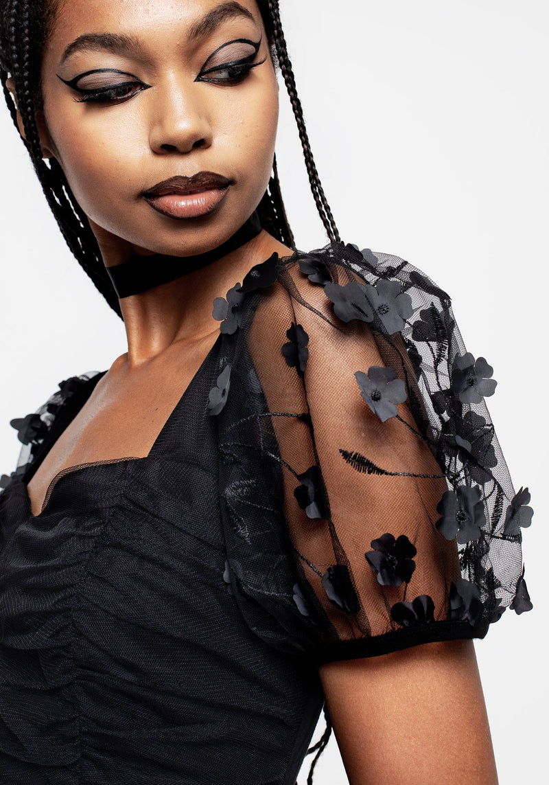 Disenchanted Hoch Low Tüll Kleid