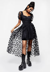 Disenchanted Hoch Low Tüll Kleid