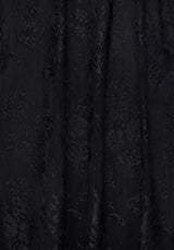 Delilah Capped Ärmel Spitze Midi Kleid
