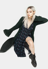 Diana Mond Motte Midi Kleid