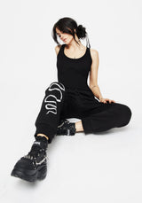 Ophis Schlange Skeleton Druck Jogginghose