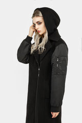 Doomsday Bomber Mantel Mit Detachable Hood