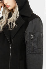 Doomsday Bomber Mantel Mit Detachable Hood