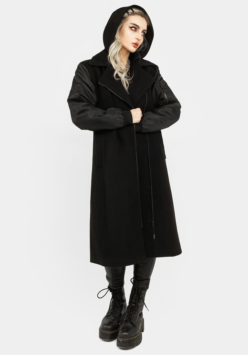 Doomsday Bomber Mantel Mit Detachable Hood