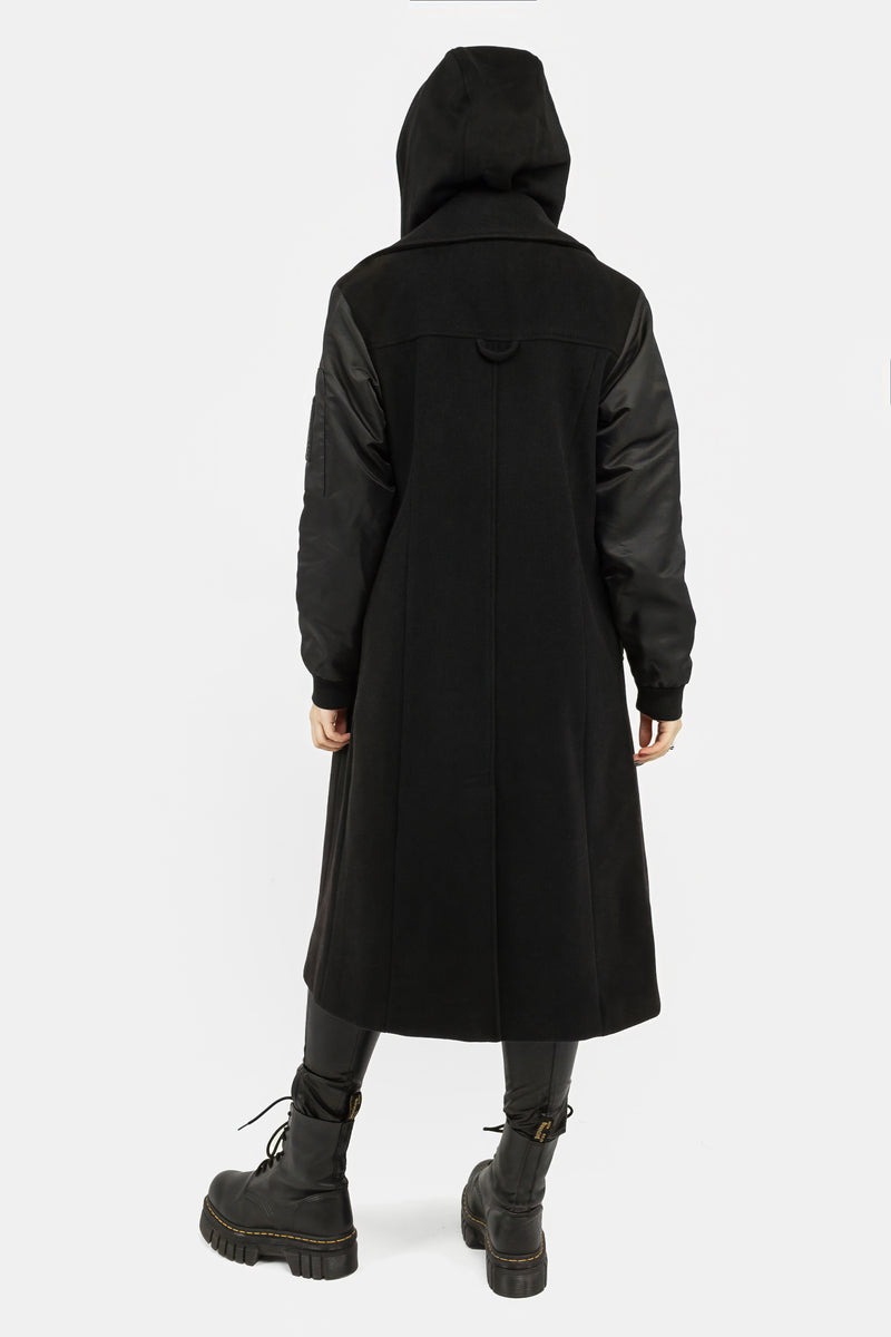 Doomsday Bomber Mantel Mit Detachable Hood