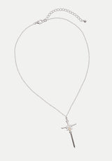 Galatine Opal Schwert Halskette