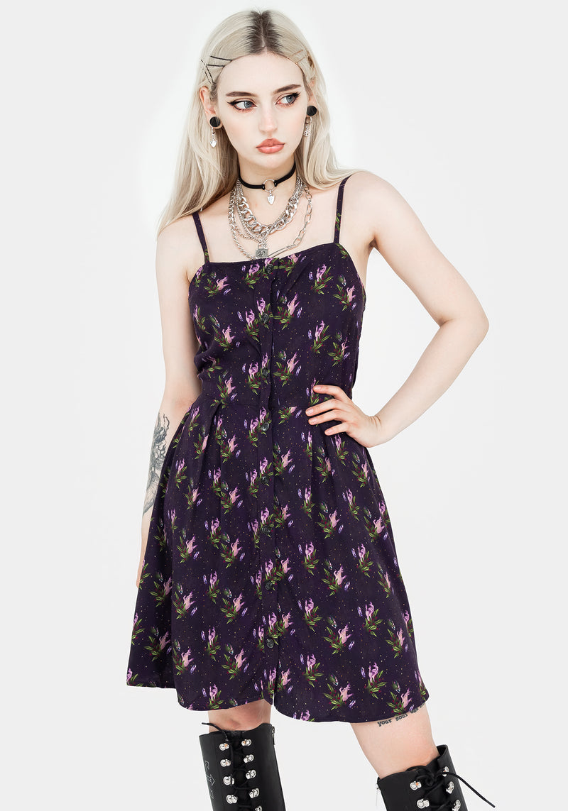 Petra Knopf Hoch Cami Kleid