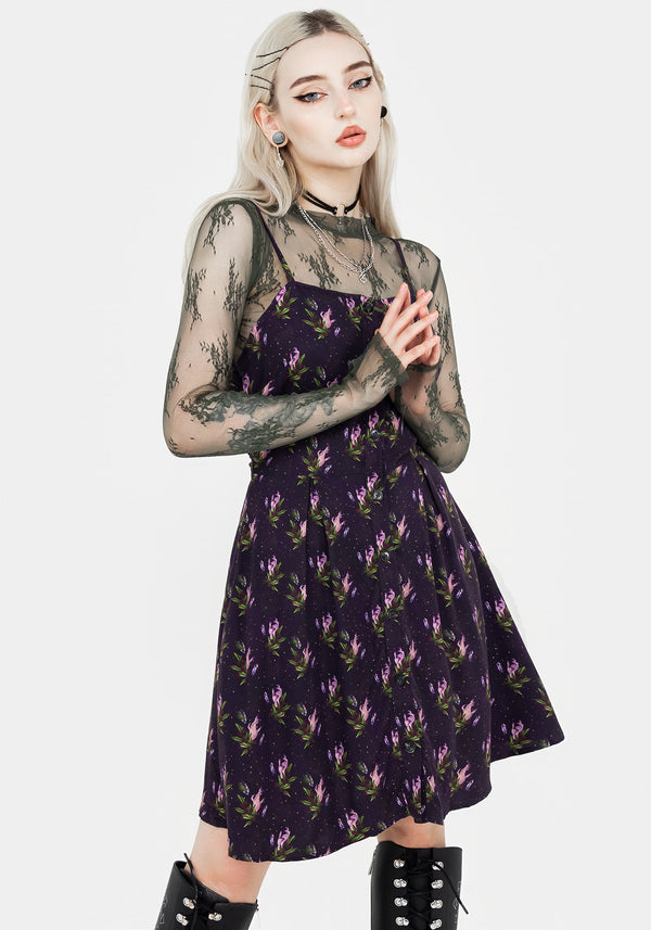 Petra Knopf Hoch Cami Kleid