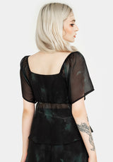 Lichen Chiffon Top