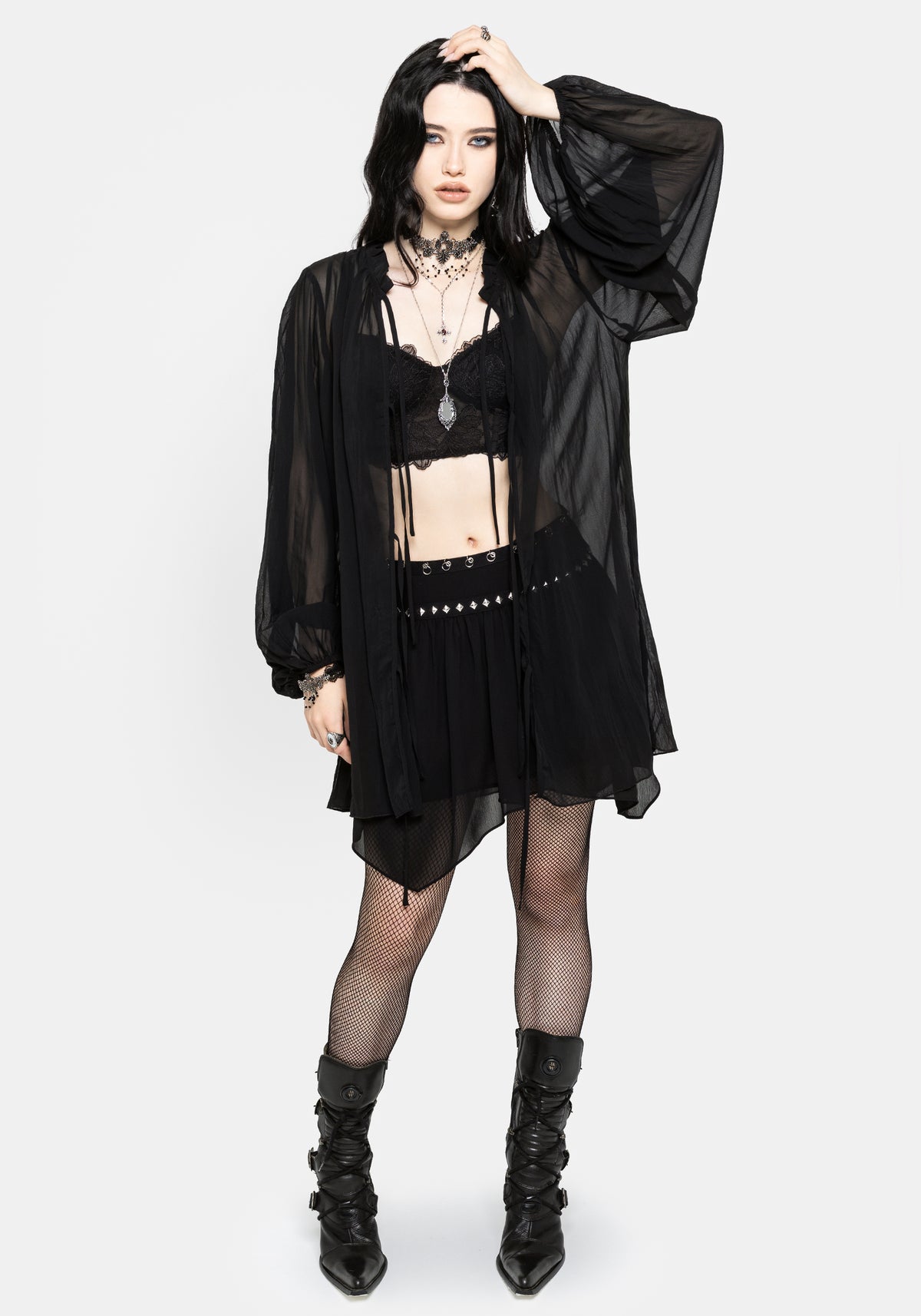 Villain Textured Blouse EU 34