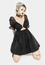 Tiffany Organza Puff Mini Dress