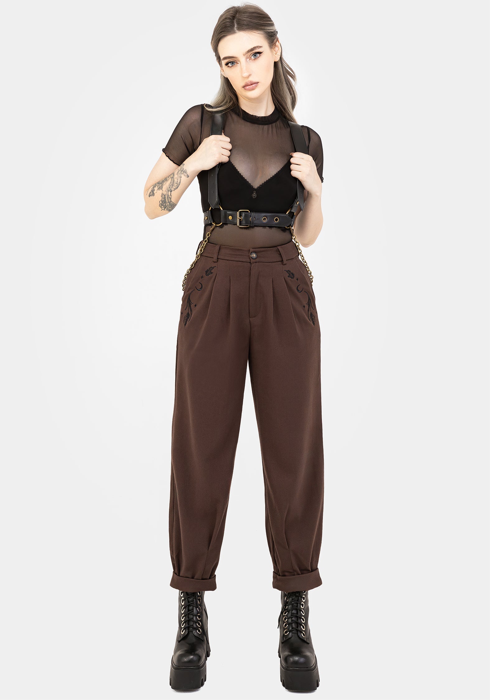 Dianne Bestickt Ballon Hosen