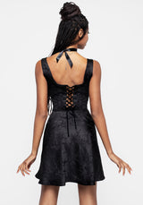 Aisha Jacquard Mini Korsett Kleid