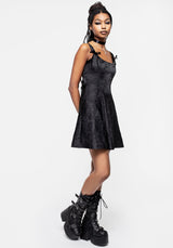 Aisha Jacquard Mini Korsett Kleid