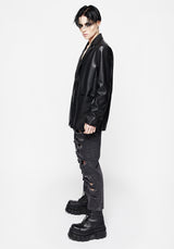 Oracle Kunst- Leder Blazer