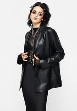 Oracle Kunst- Leder Blazer