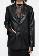 Oracle Kunst- Leder Blazer