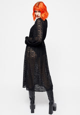 Blackwellia Spitze Midi Kleid