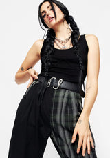 Mamba Geprägt Gürtel Mit Schlange Schnalle