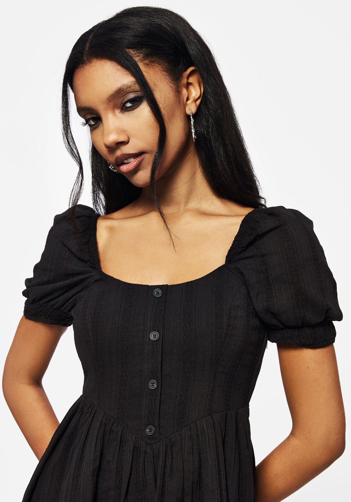 Marcia Broderie Mini Kleid