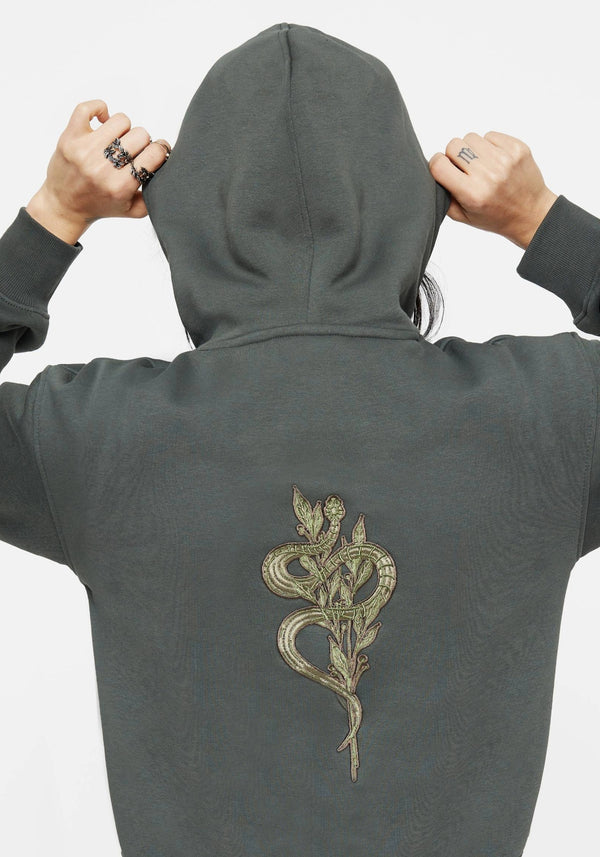 Nirah Cotton Cropped Crop Hoodie