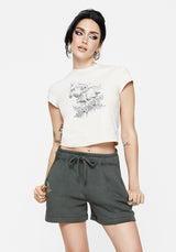 Nirah Baumwolle Bestickt Shorts
