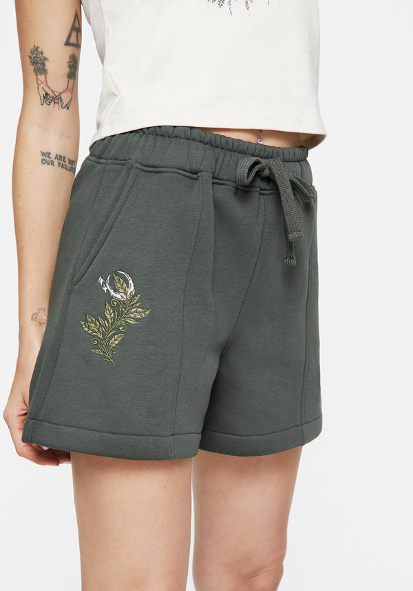 Nirah Baumwolle Bestickt Shorts