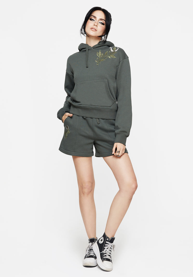 Nirah Baumwolle Bestickt Shorts