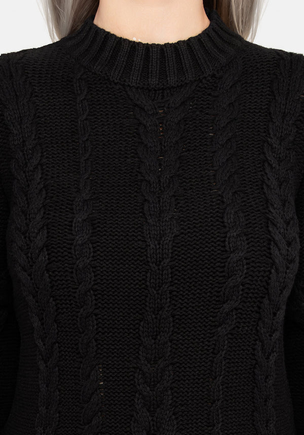 Virda Zopf Gestrickt Twist Pullover